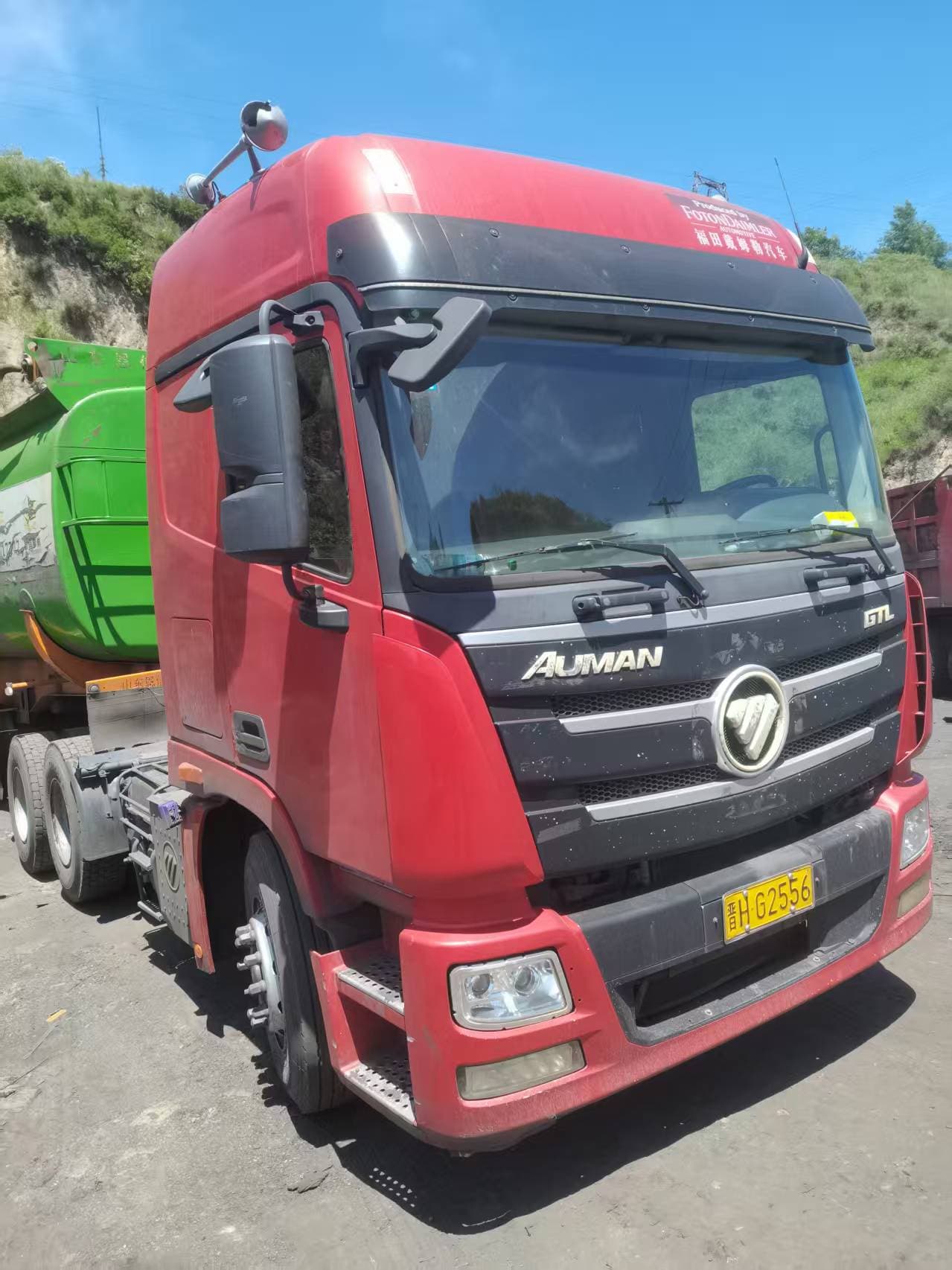 Used Foton AUMAN GTL X12 460 tractor head red